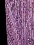 Affordable Sequin 1950s Formal A Line Square Neck Pink Pleated With Beaded Style Impress Long Prom Dresses Party Formal Gowns HZ0311
