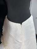 Wedding Dresses Strapless Drop Waist 1950s 1940s 2 Pieces Ball Gown Halter Tulle With Appliques White Petite/Plus Size Bridal Gown For Women HZ0311
