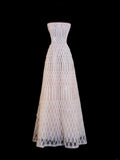 Wedding Gowns Dresses Elegant A Line Strapless Champagne With Beadings Long Petite/Plus Size Bridal Gowns For Women HZ0311
